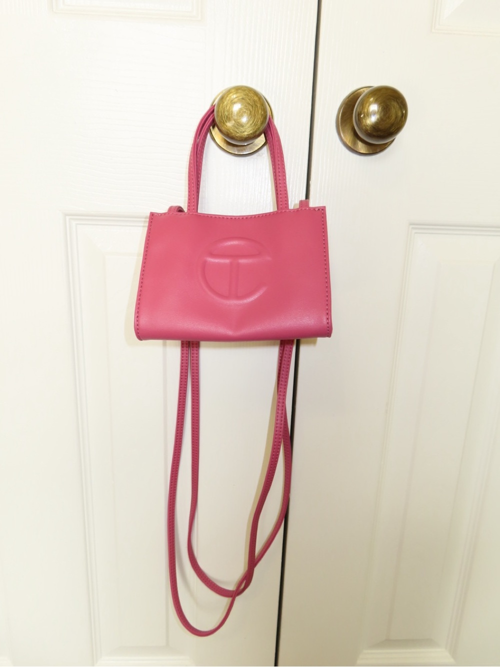 Telfar Small Shopping Bag in Corned Beef